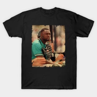 Charles Johnson in Miami Marlins T-Shirt